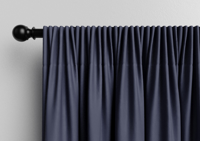 Medina, Navy - Made to Measure Curtains - Image 9